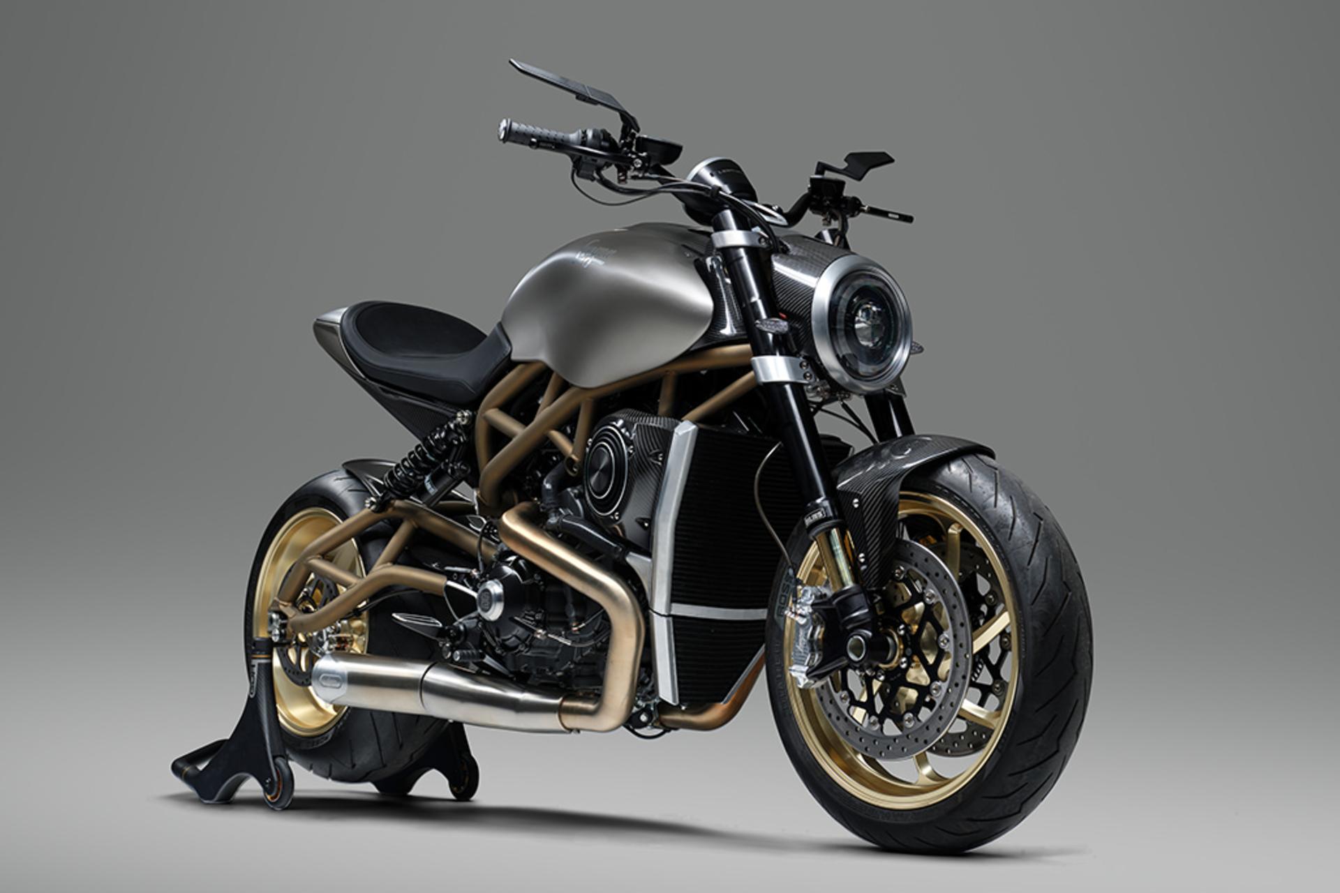 جلوی موتورسیکلت اسپرت نیکد لانگن لایت اسپید