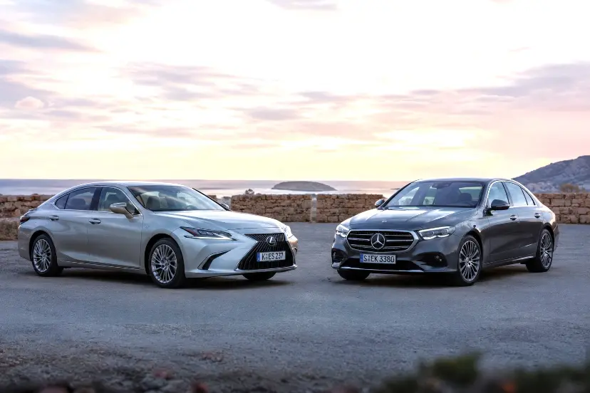 lexus es   mercedess E class
