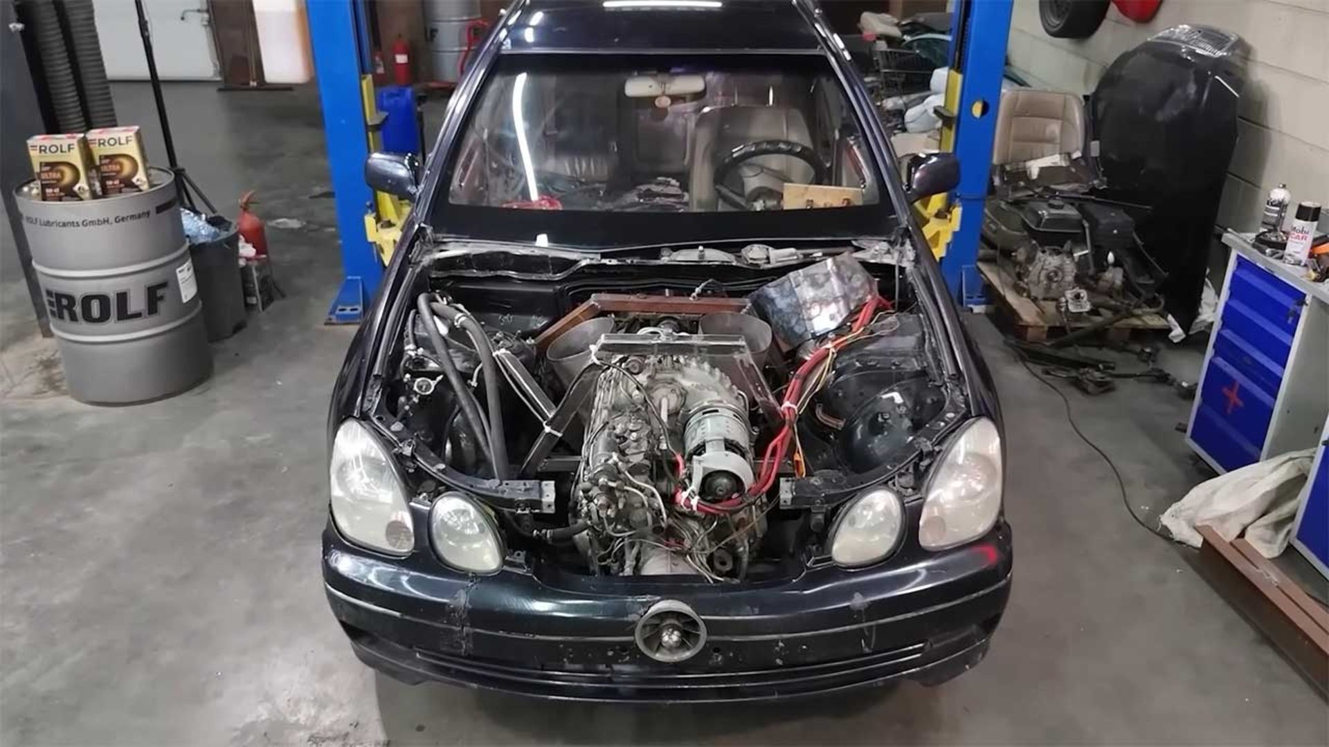 لکسوس GS با موتور هلیکوپتر