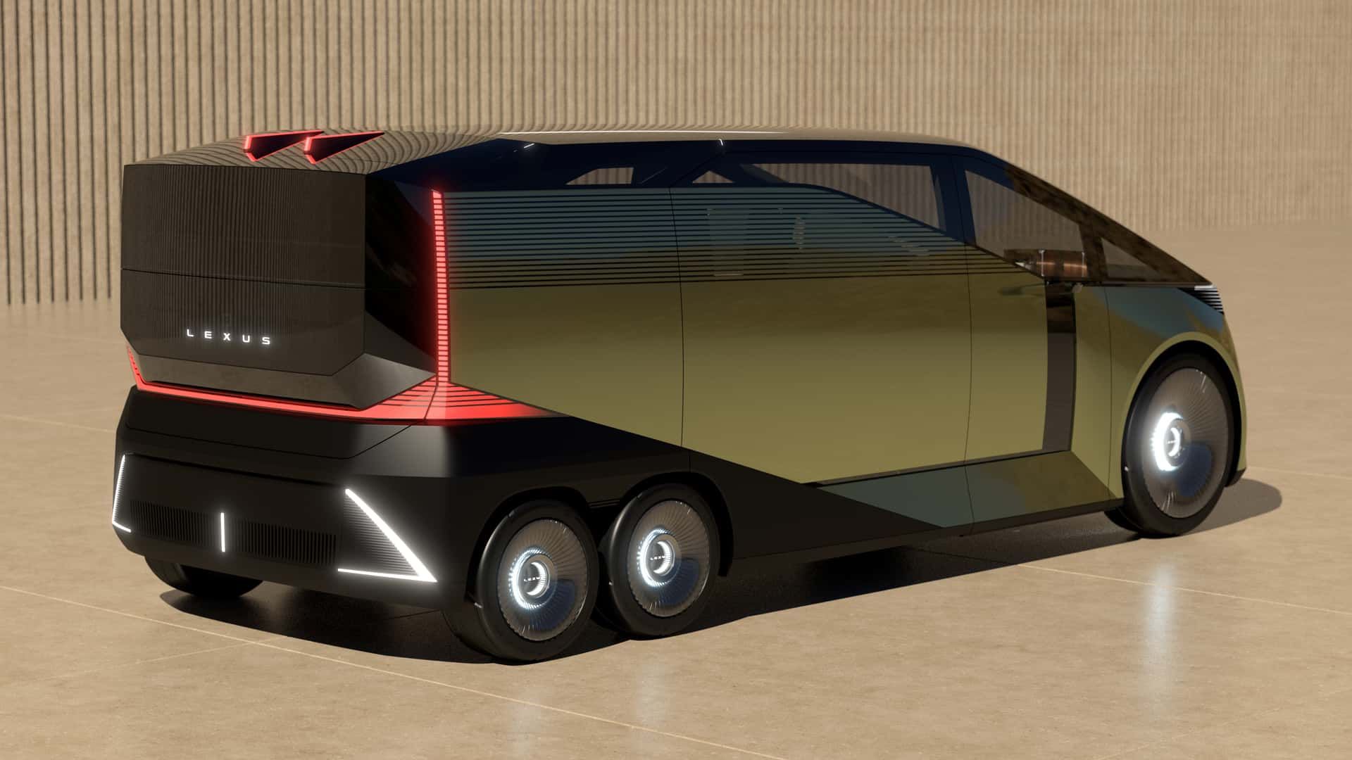 لکسوس LS کانسپ شش چرخ