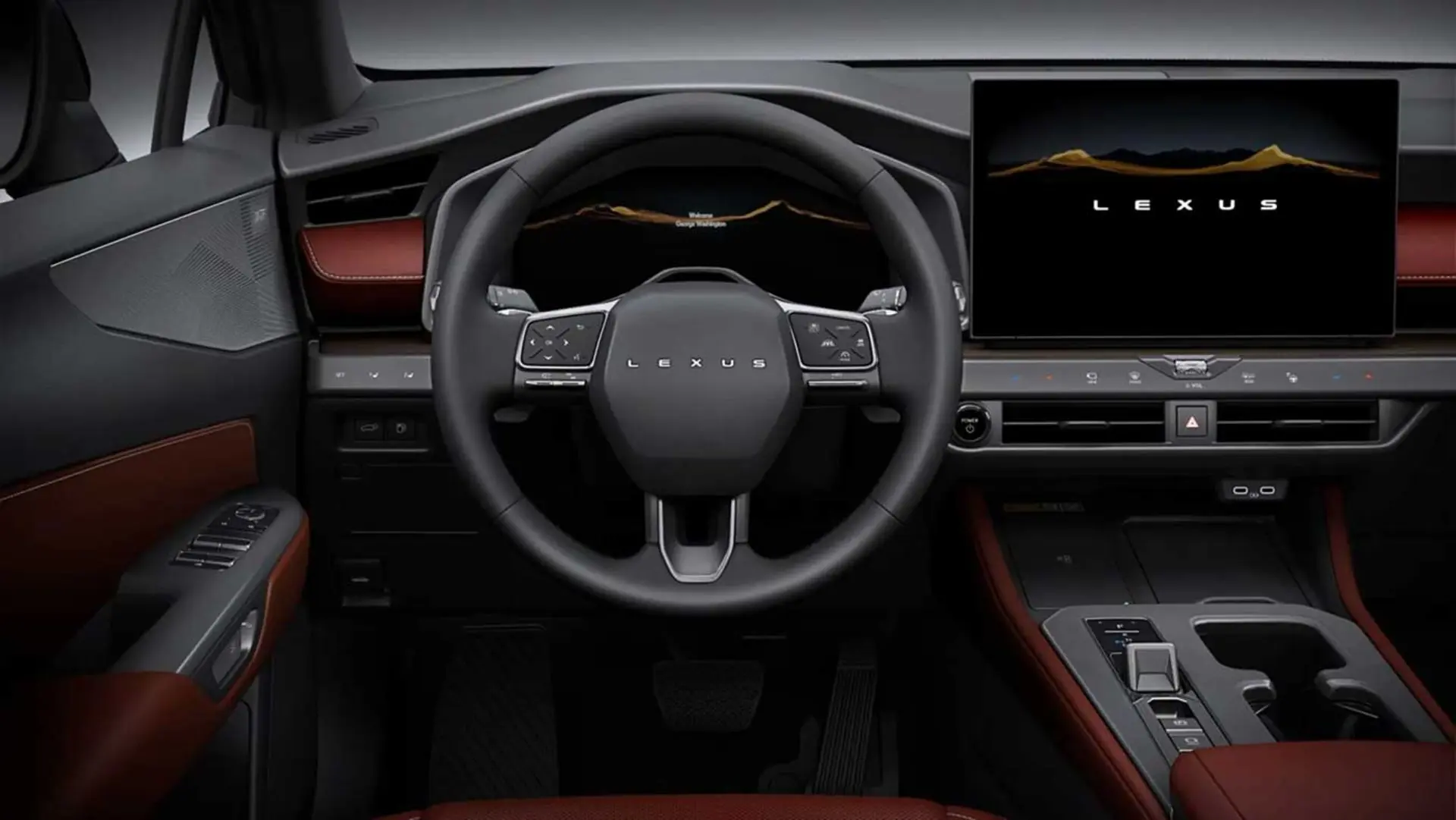 داشبورد و کابین خودروی لکسوس NX (Lexus NX) مدل ۲۰۲۷ با نمایشگر ۱۴ اینچی