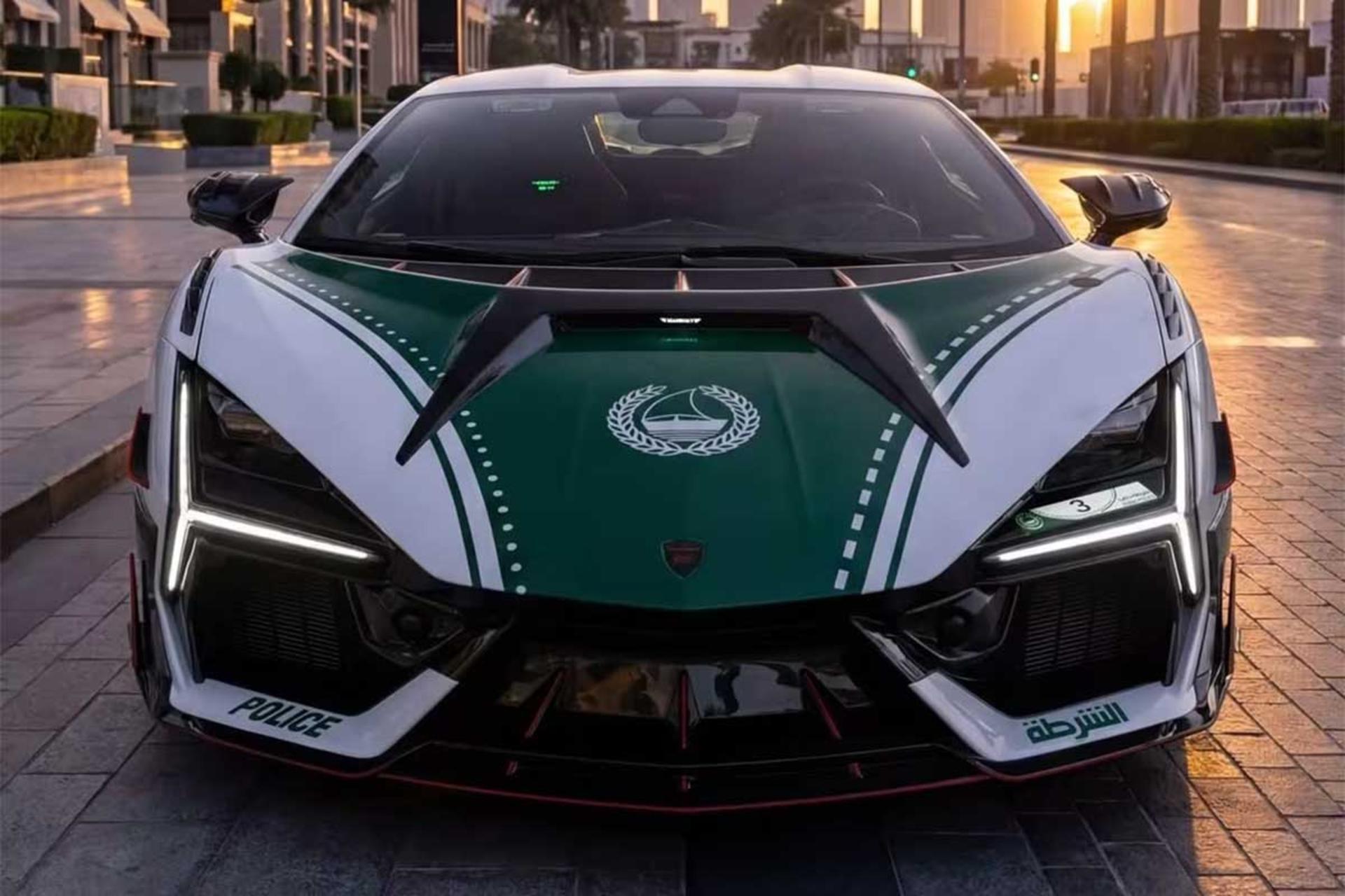 لامبورگینی روئلتو منصوری پلیس دبی 