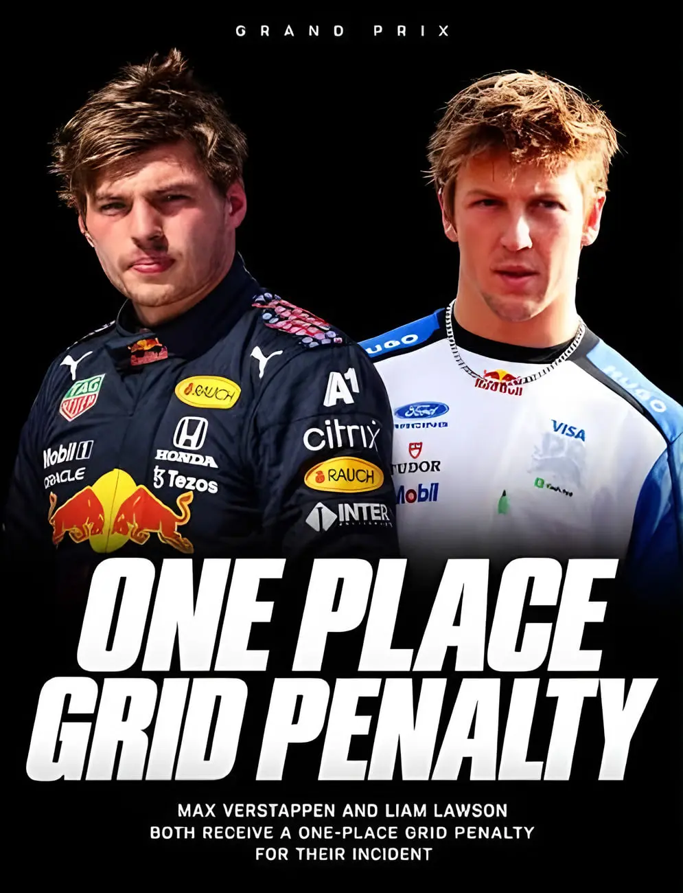 مکس وستپن (Max Verstappen) و لیام لوسون (Liam Lawson) رانندگان تیم ردبول