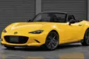 نسخه ویژه مزدا MX-5 زردرنگ نمای جلو