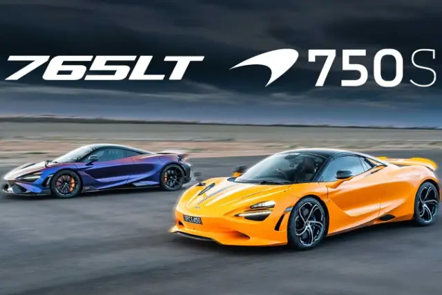 مسابقه درگ مک‌لارن 750S و 765LT