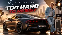خودروی مرسدس بنز (Mercedes-Benz) AMG GT چهاردر کوپه در فضای باز