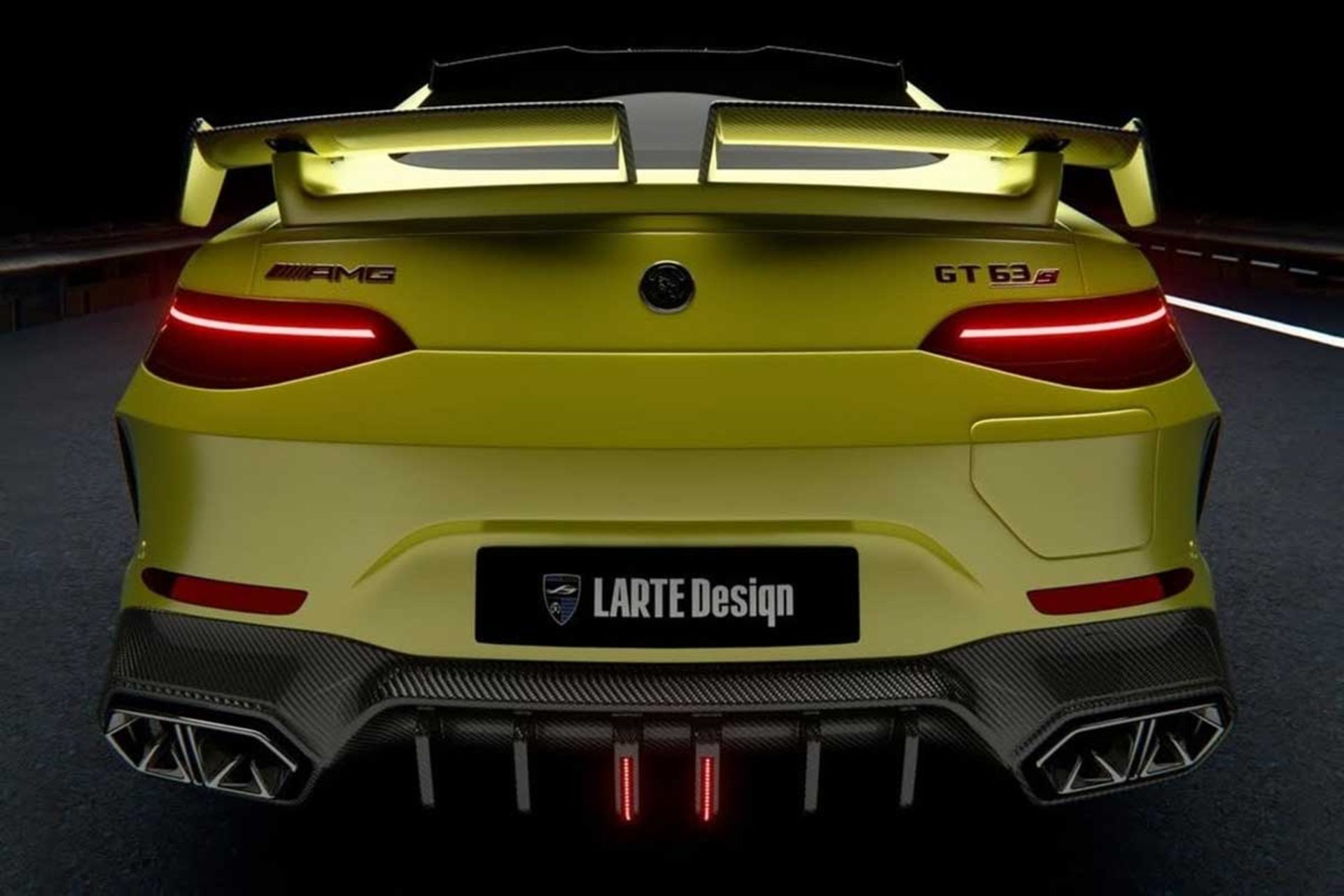 مرسدس AMG GT برقی با کیت لارته