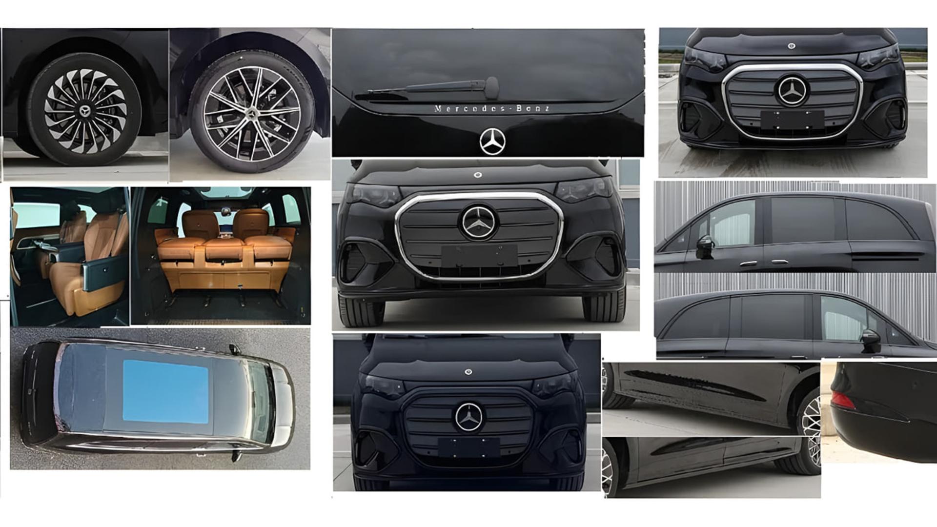 نمای نزدیک از اجزای بدنه و کابین خودروی بنز (Mercedes-Benz) با طراحی مدرن