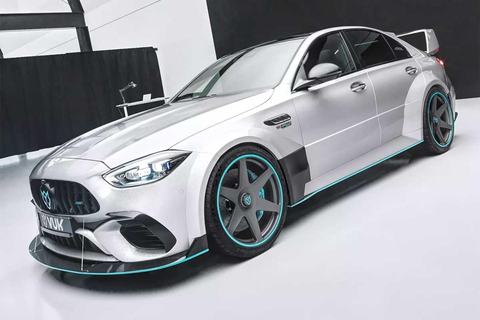 تیونینگ مرسدس C63 AMG با موتور V8