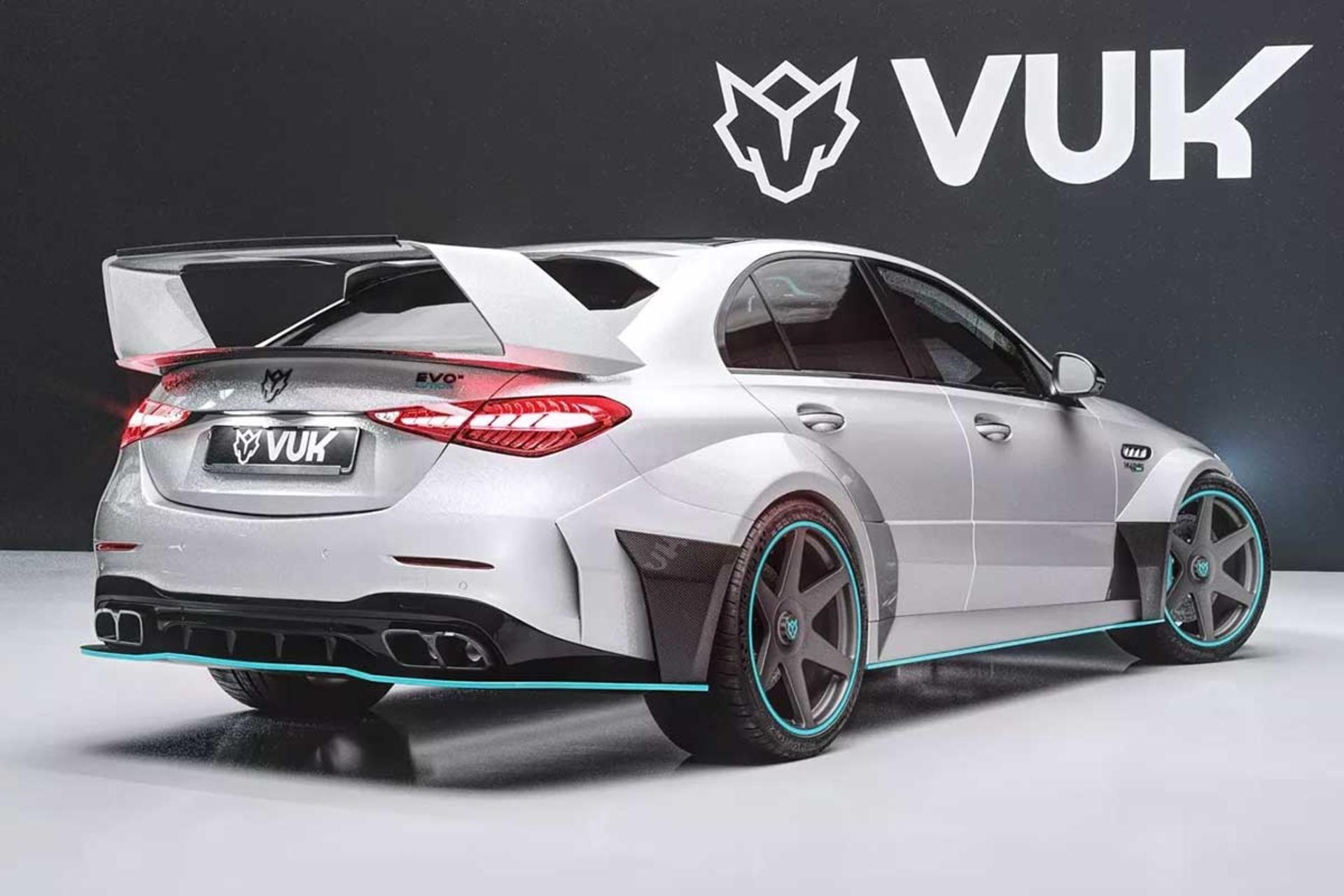 تیونینگ مرسدس C63 AMG با موتور V8