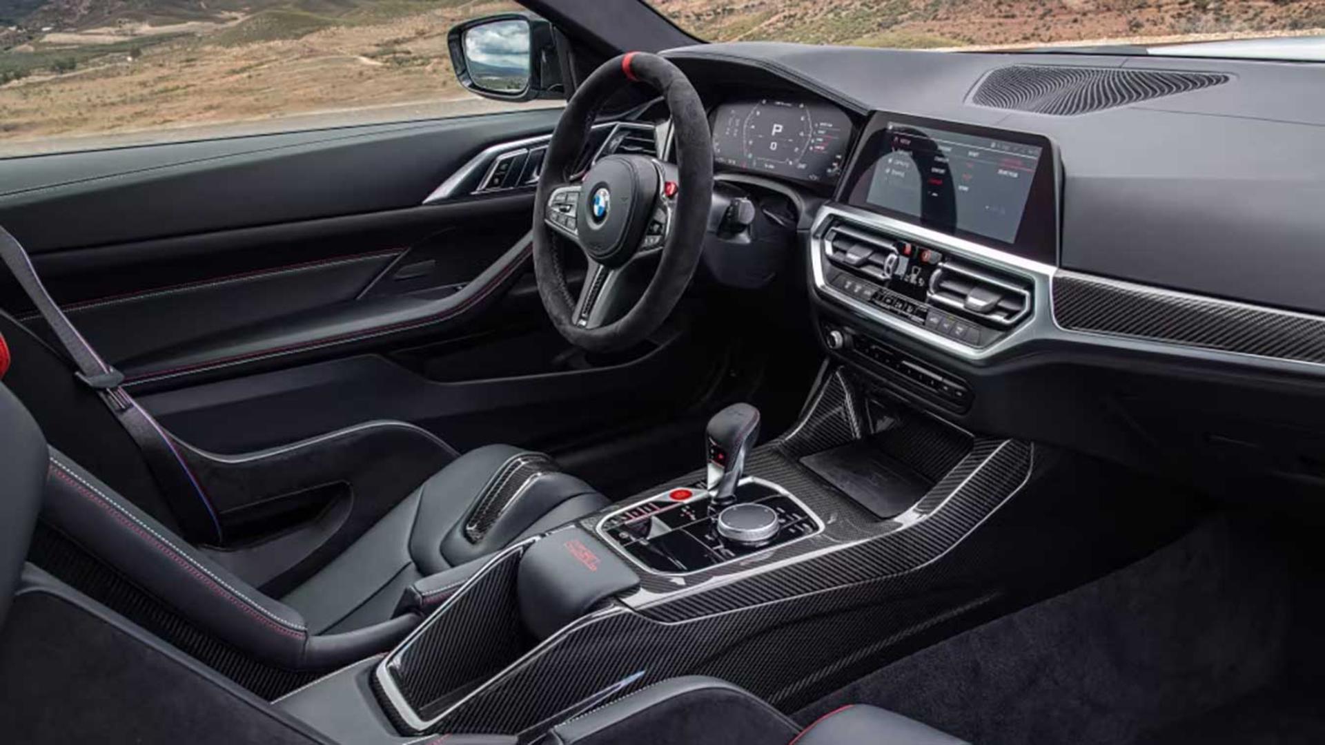 بی‌ام‌و M4 CSL نمای داخلی