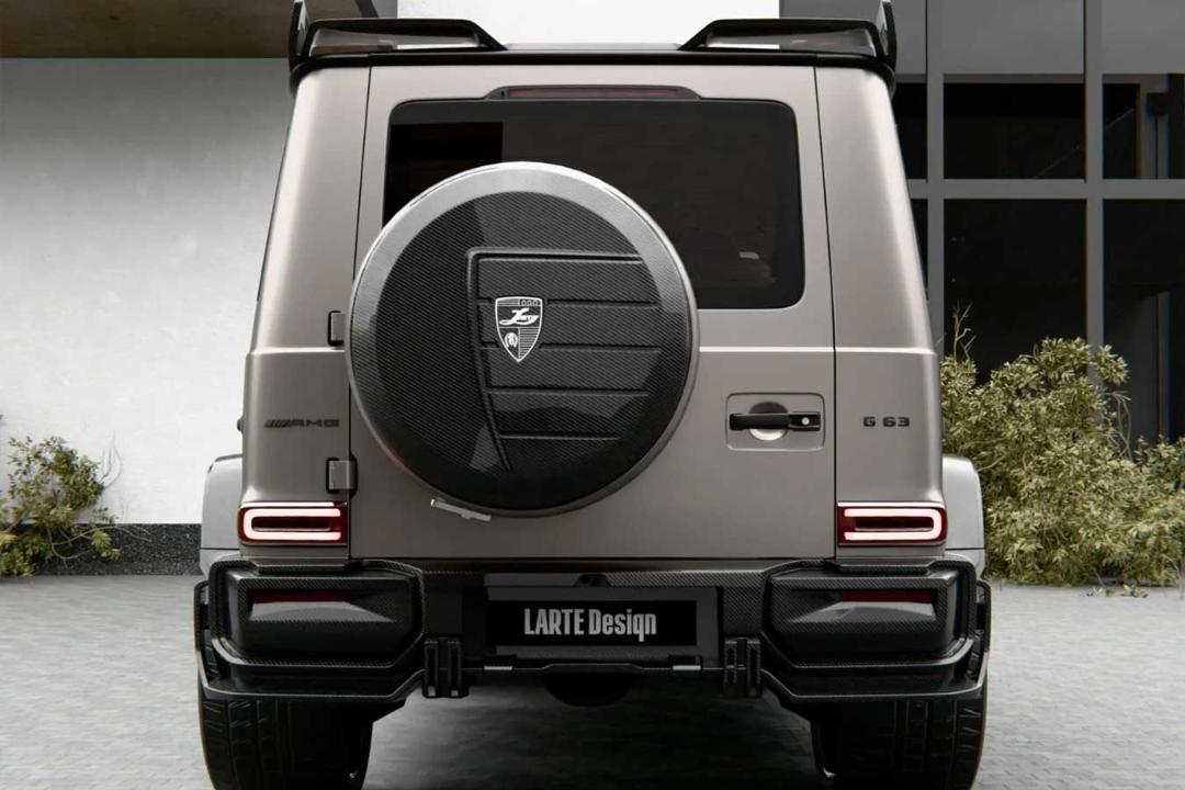 کیت بدنه فیبر کربن برای مرسدس بنز (Mercedes-Benz) جی ۶۳ مدل لارته دیزاین