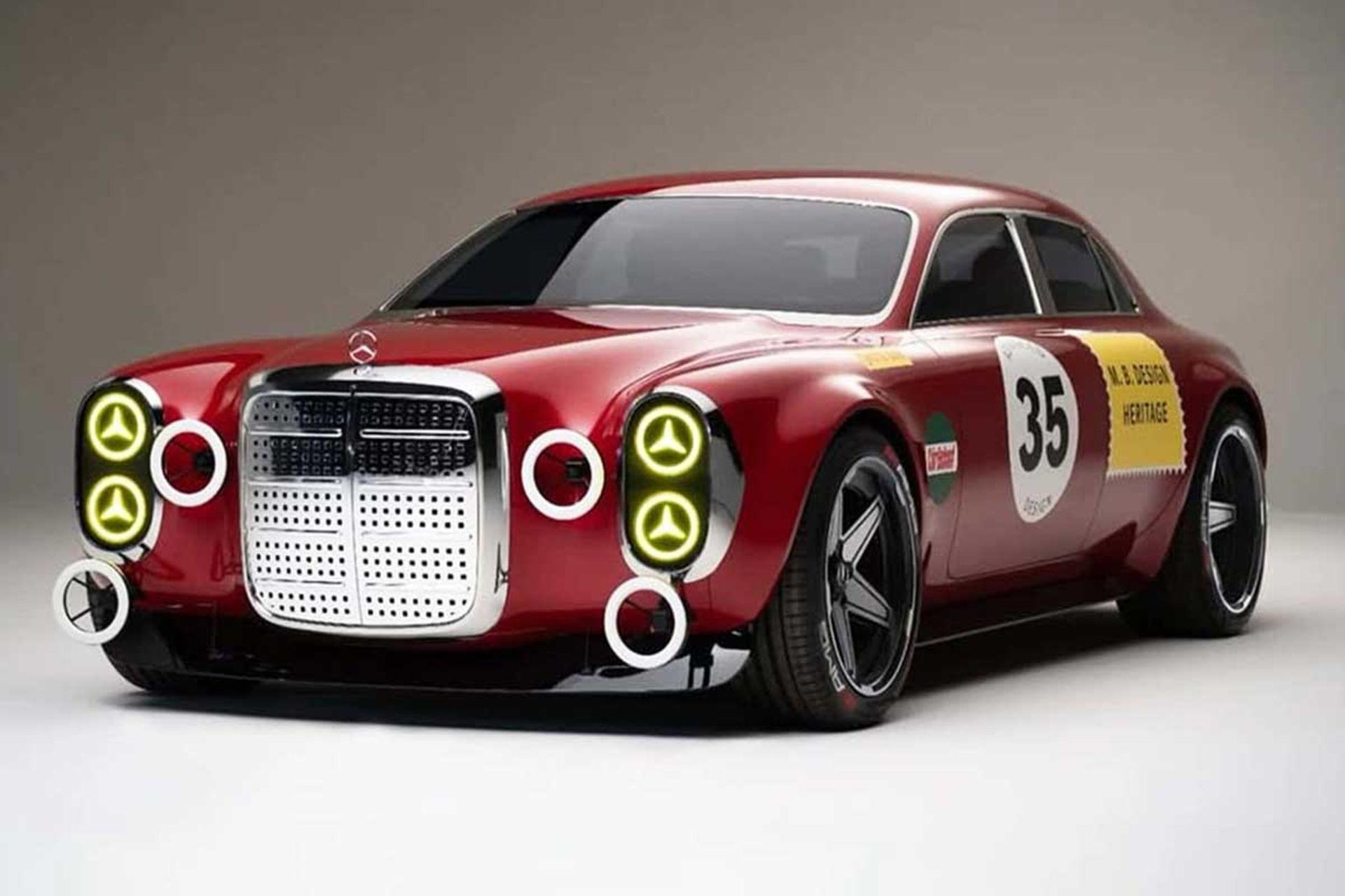 نسخه مدرن مرسدس 300 SEL 6.8 