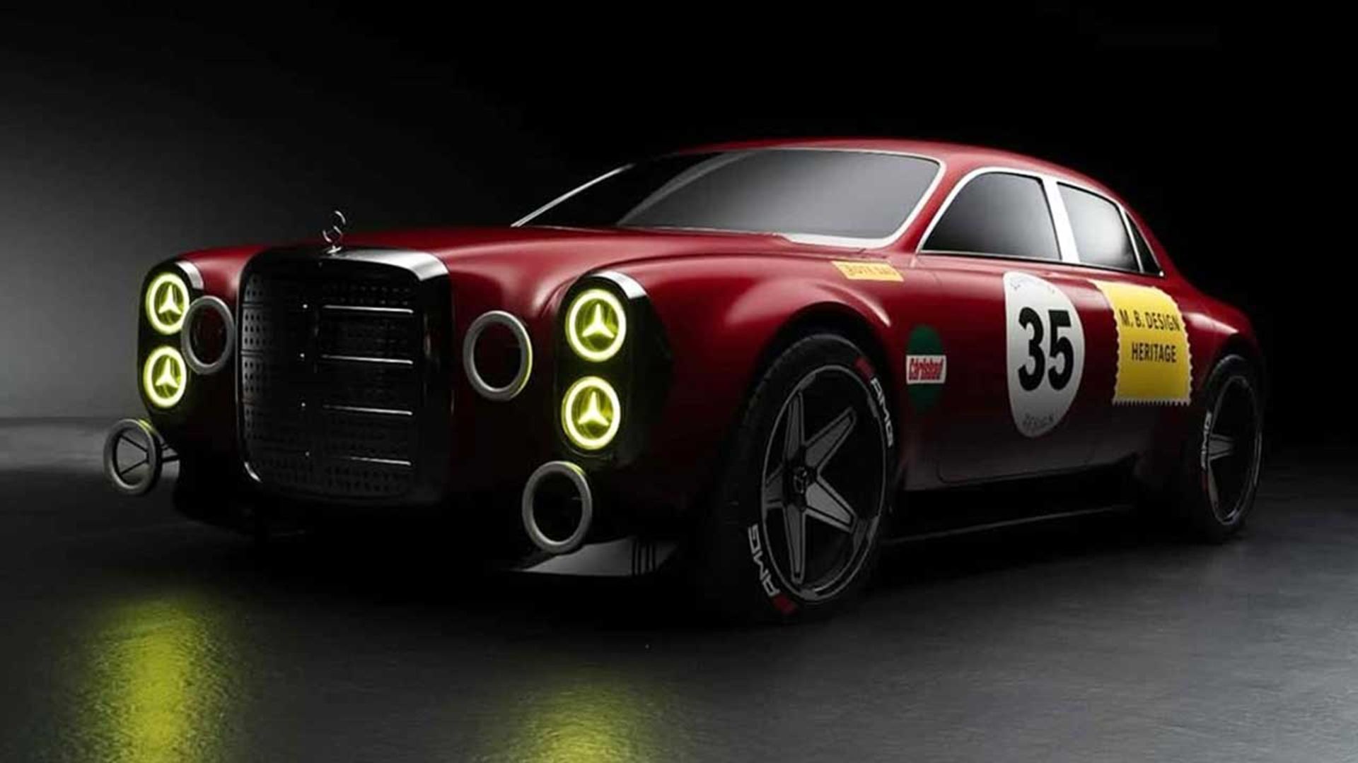 نسخه مدرن مرسدس 300 SEL 6.8 