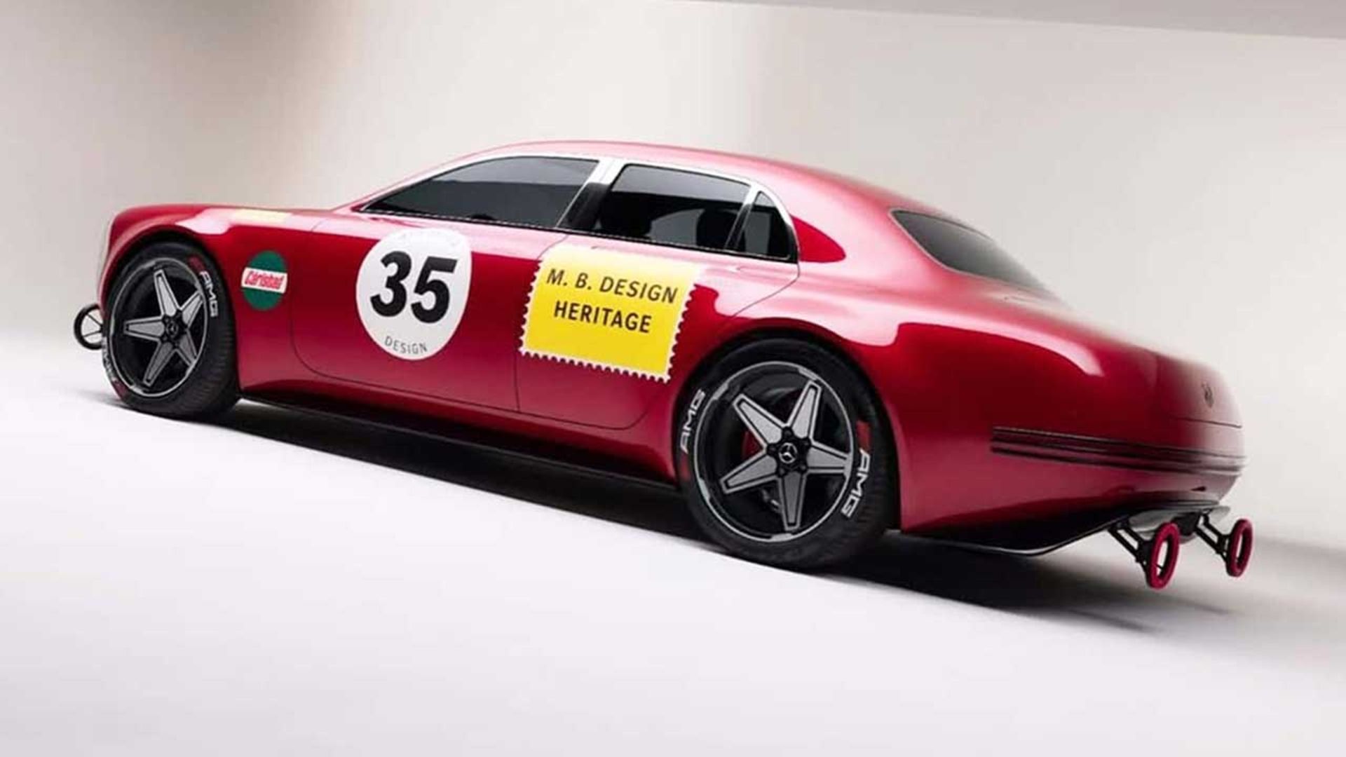 نسخه مدرن مرسدس 300 SEL 6.8 