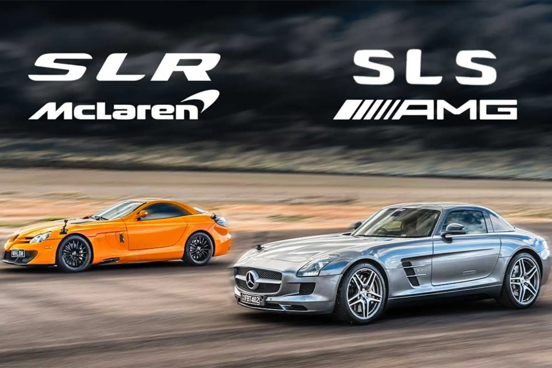 درگ مرسدس SLR و SLS