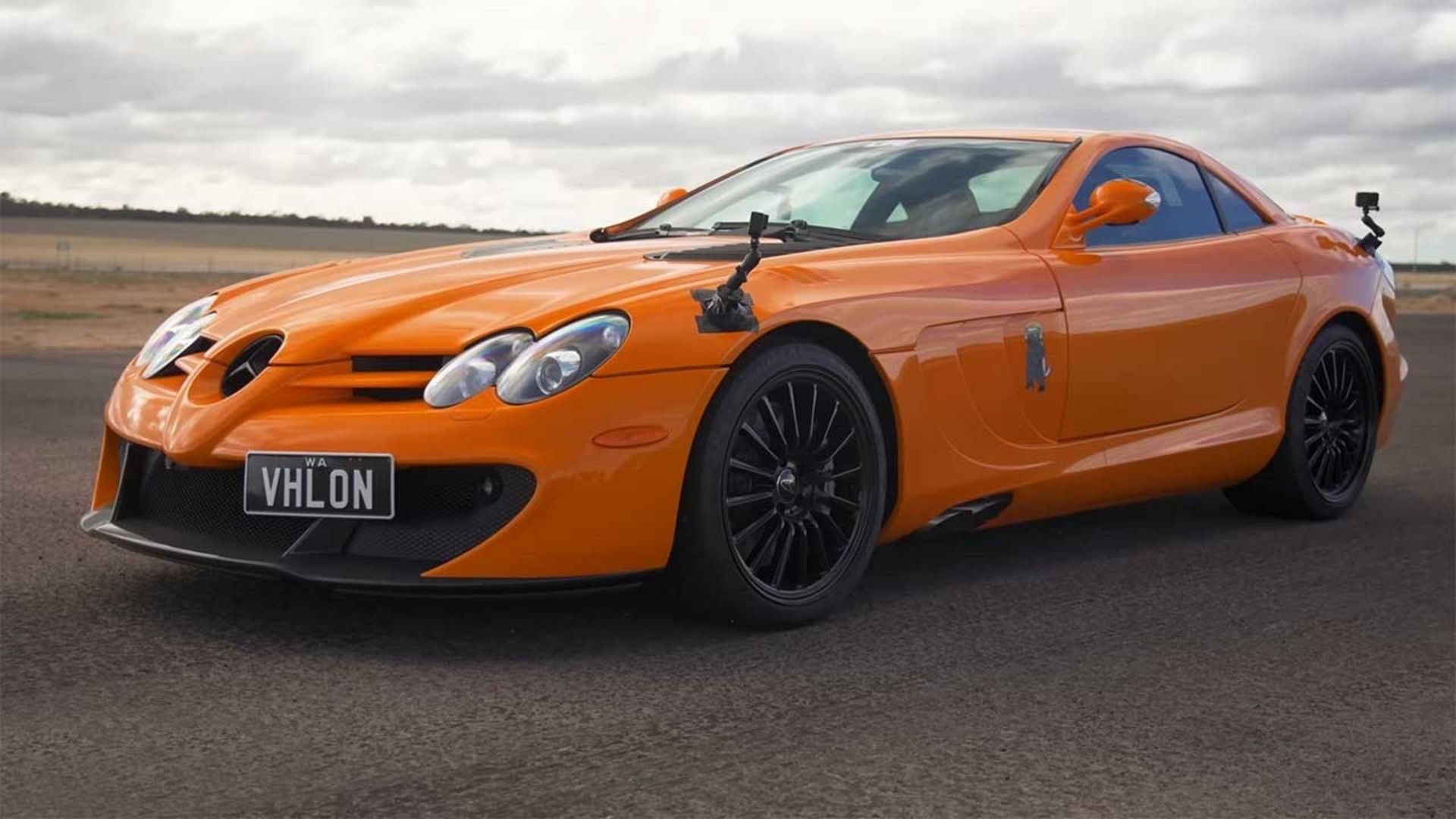 درگ مرسدس SLR و SLS