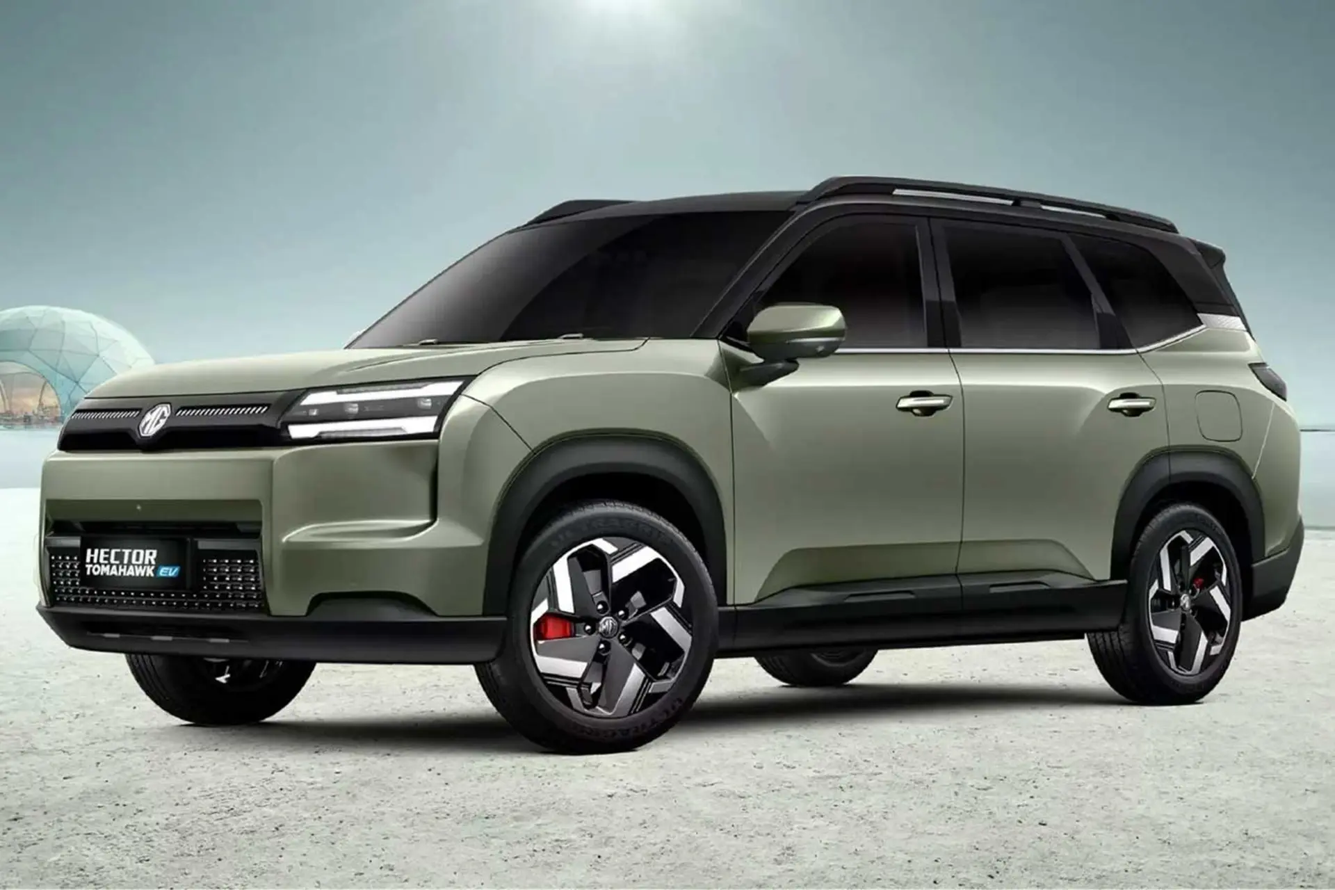 شاسی‌بلند ام‌جی هکتور تاماهاوک (MG Hector Tomahawk EV) با طراحی مدرن
