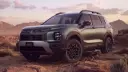 شاسی‌بلند میتسوبیشی اوتلندر (Mitsubishi Outlander) مدل دایموند تریل در مسیر کوهستانی