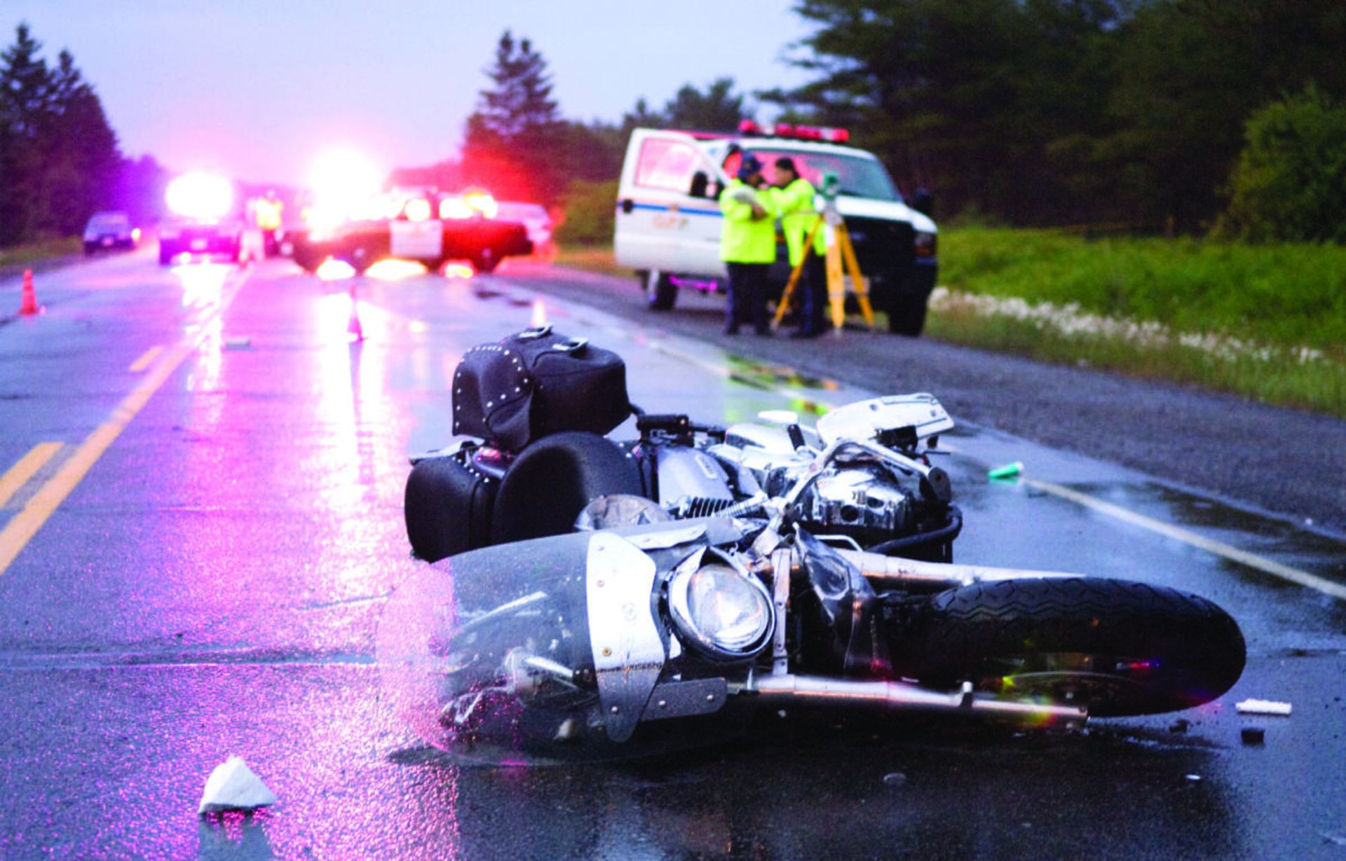 تصادف موتور سیکلت