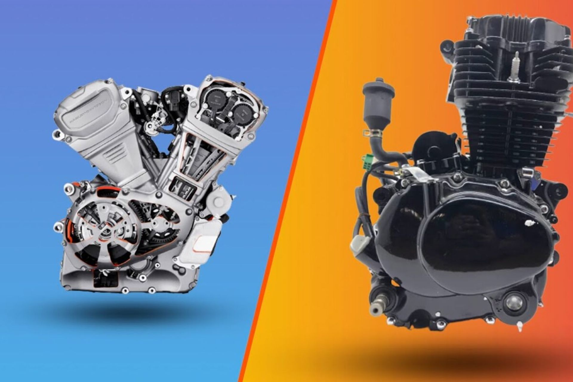 موتور سیکلت هوا خنک یا آب خنک