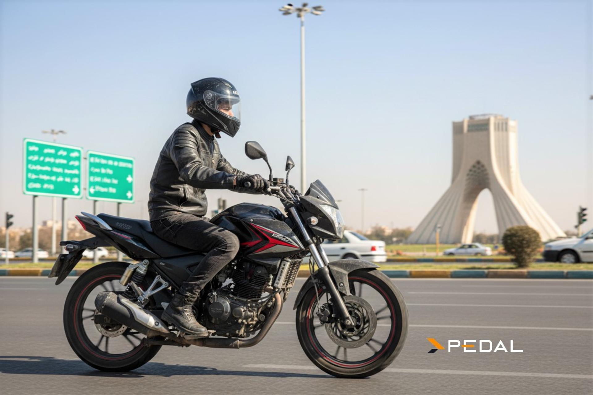 motorcycle iran biker