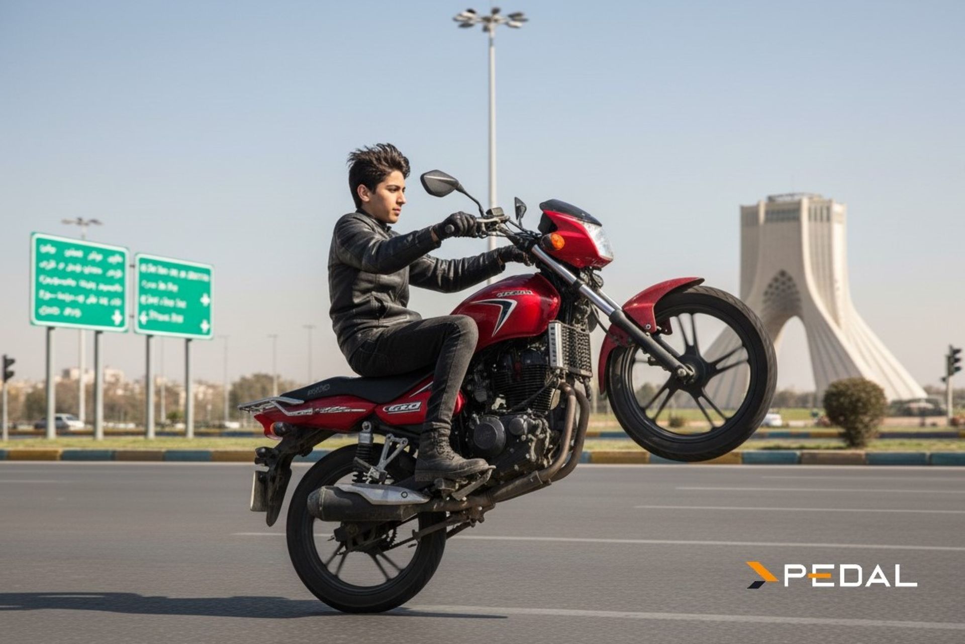 motorcycle iran biker