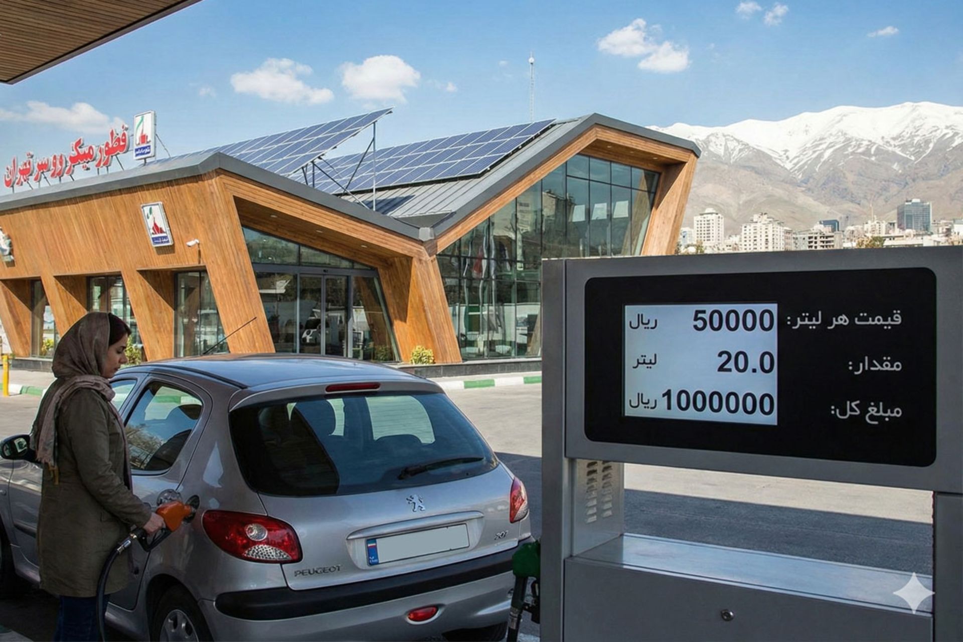 قیمت جدید بنزین در ایران