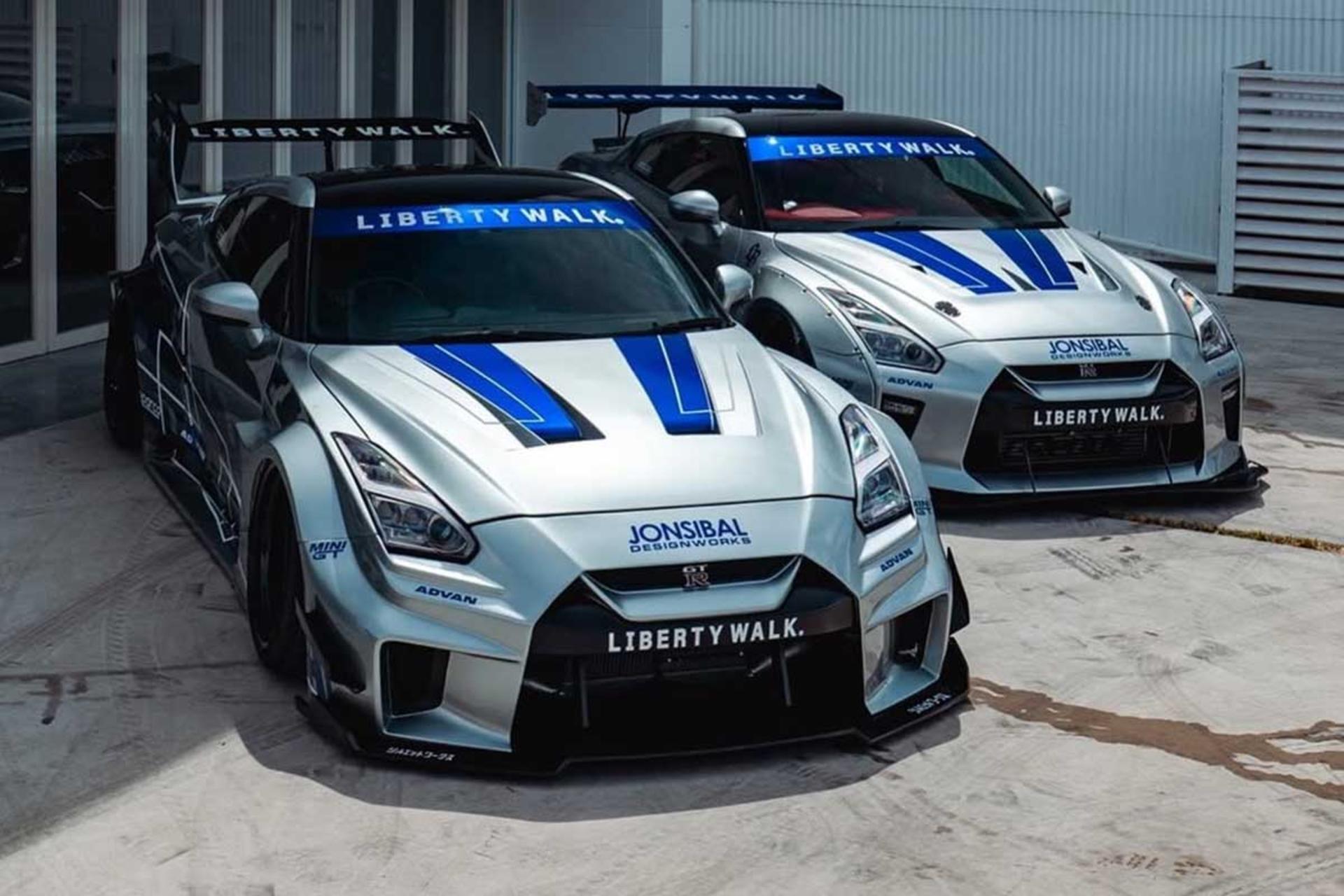 نیسان GT-R با کیت تیونینگ لیبرتی واک