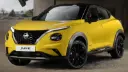 خودرو نیسان جوک (Nissan Juke) مدل ۲۰۲۶ با رنگ زرد و سقف مشکی