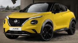 خودرو نیسان جوک (Nissan Juke) مدل ۲۰۲۶ با رنگ زرد و سقف مشکی
