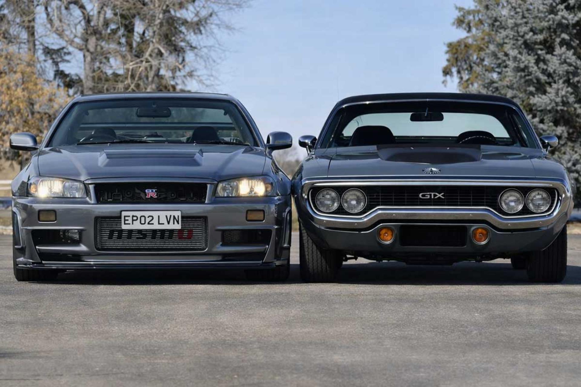 پلیموث GTX مدل 1971 یا نیسان اسکای‌لاین مدل 2002؟