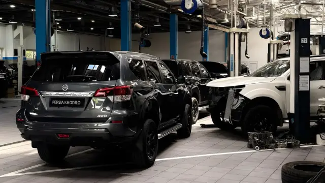 خودروهای نیسان ترا (Nissan Terra) در تعمیرگاه مجهز نمایندگی