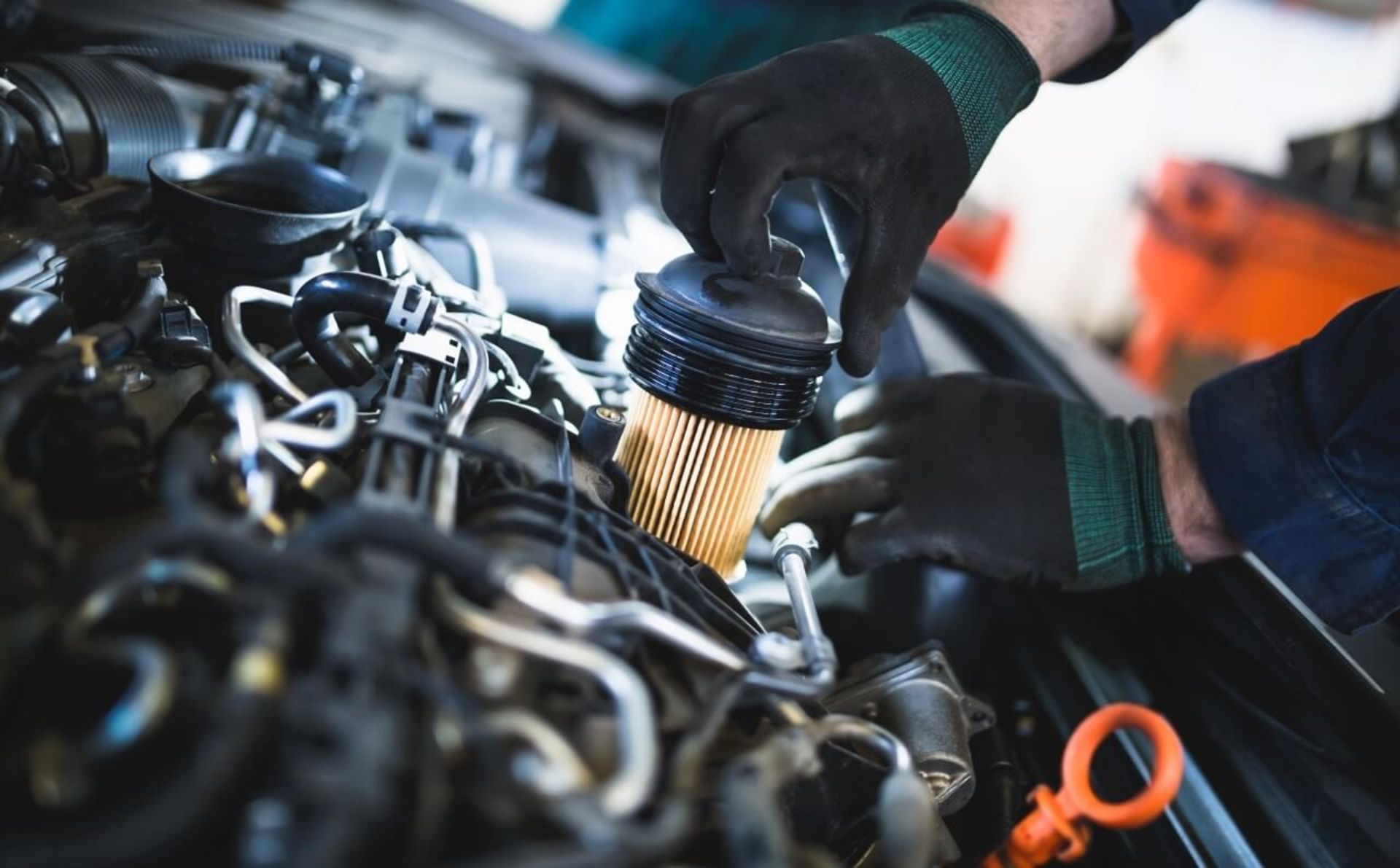 تعویض فیلتر روغن