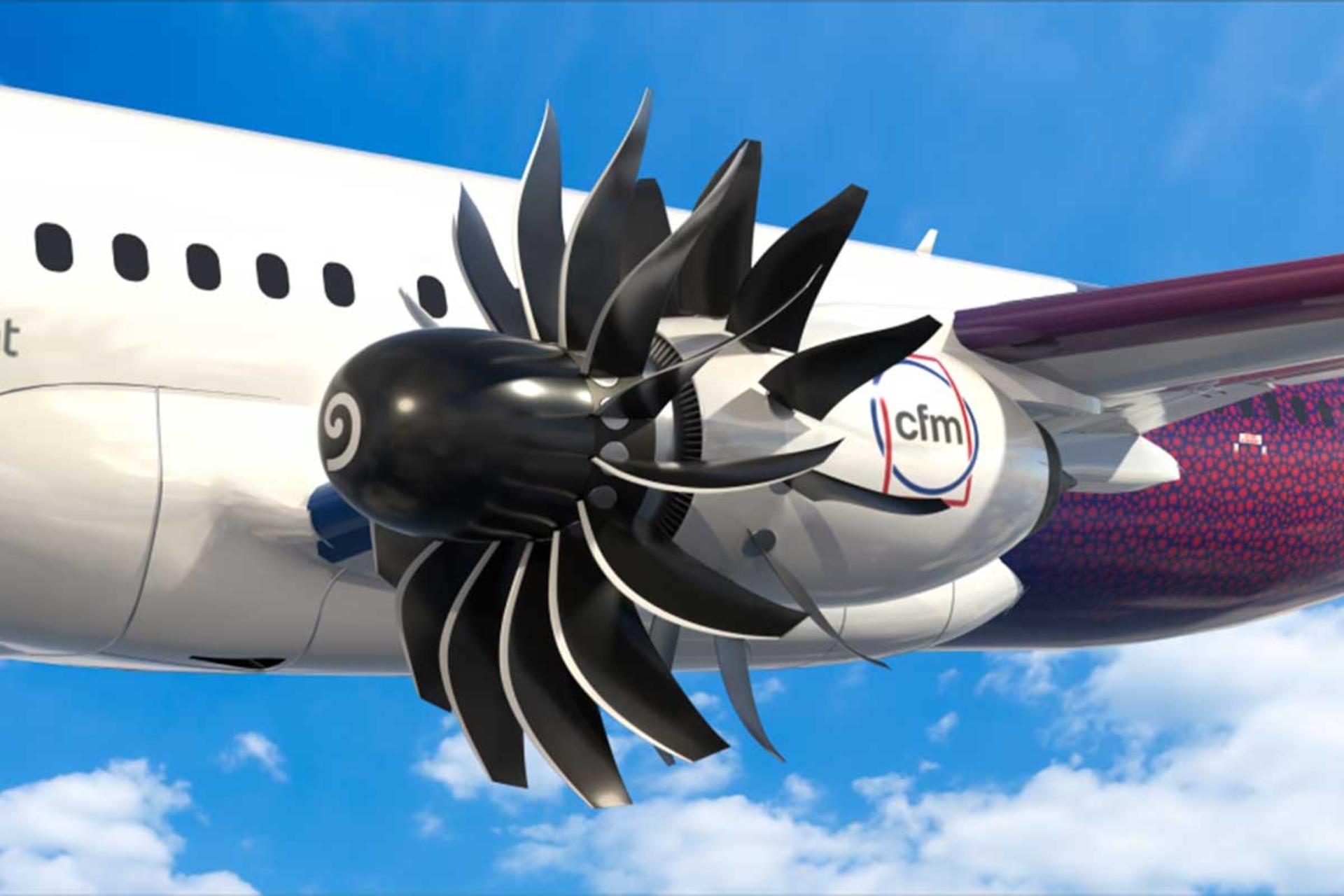 موتور جت جدید فن باز CFM