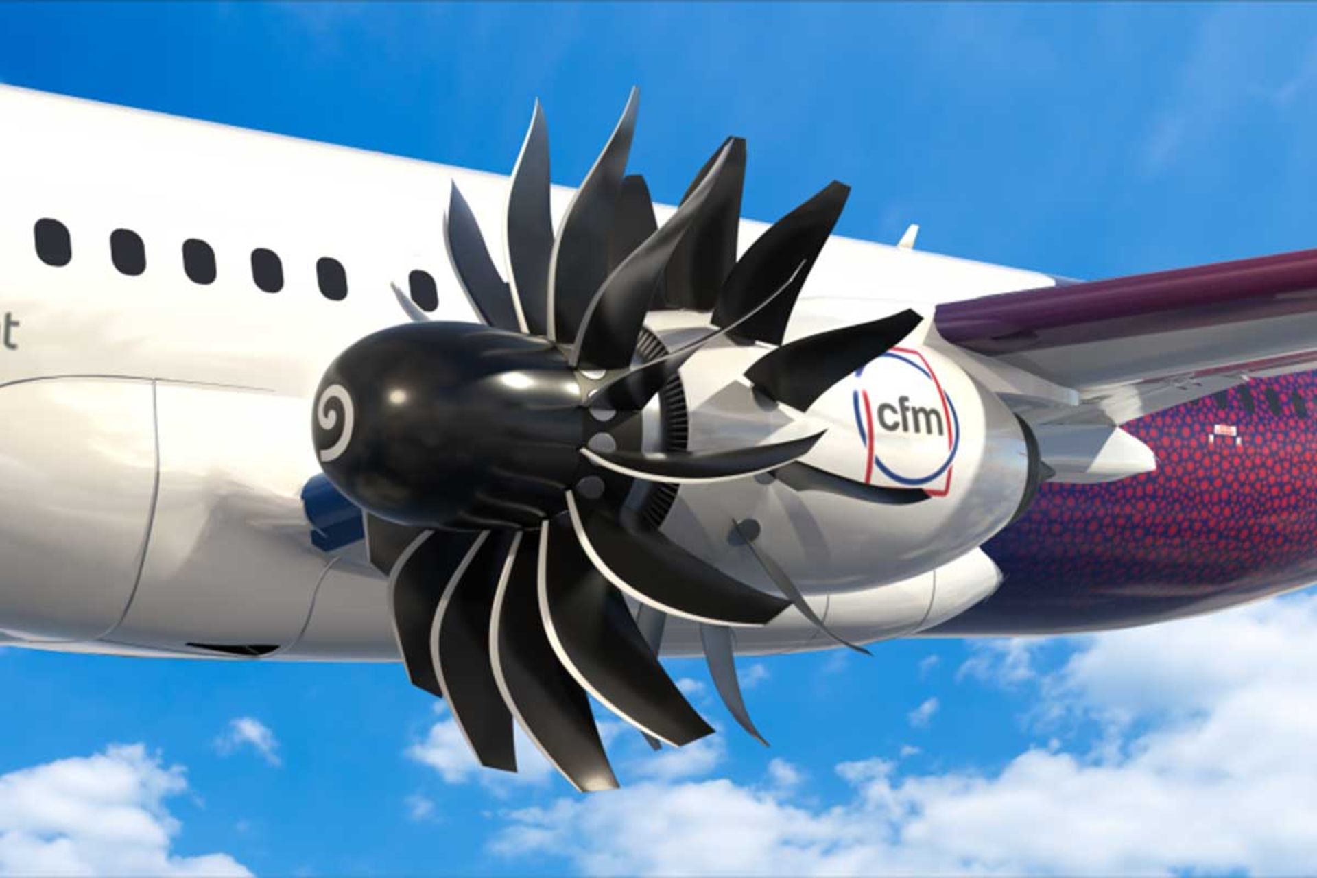 موتور جت جدید فن باز CFM
