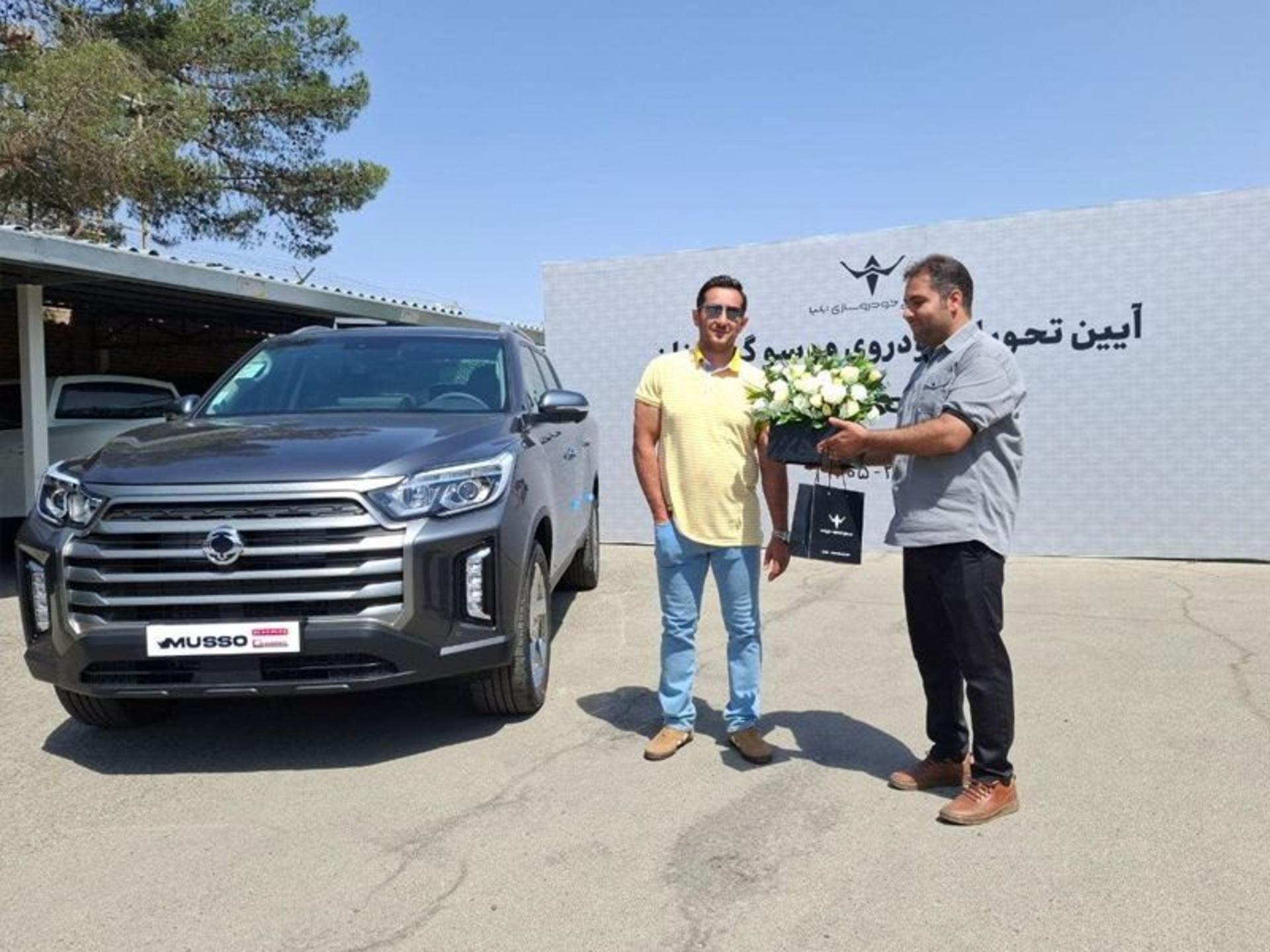 تحویل خودروی موسو خان توسط صنایع خودروسازی ایلیا