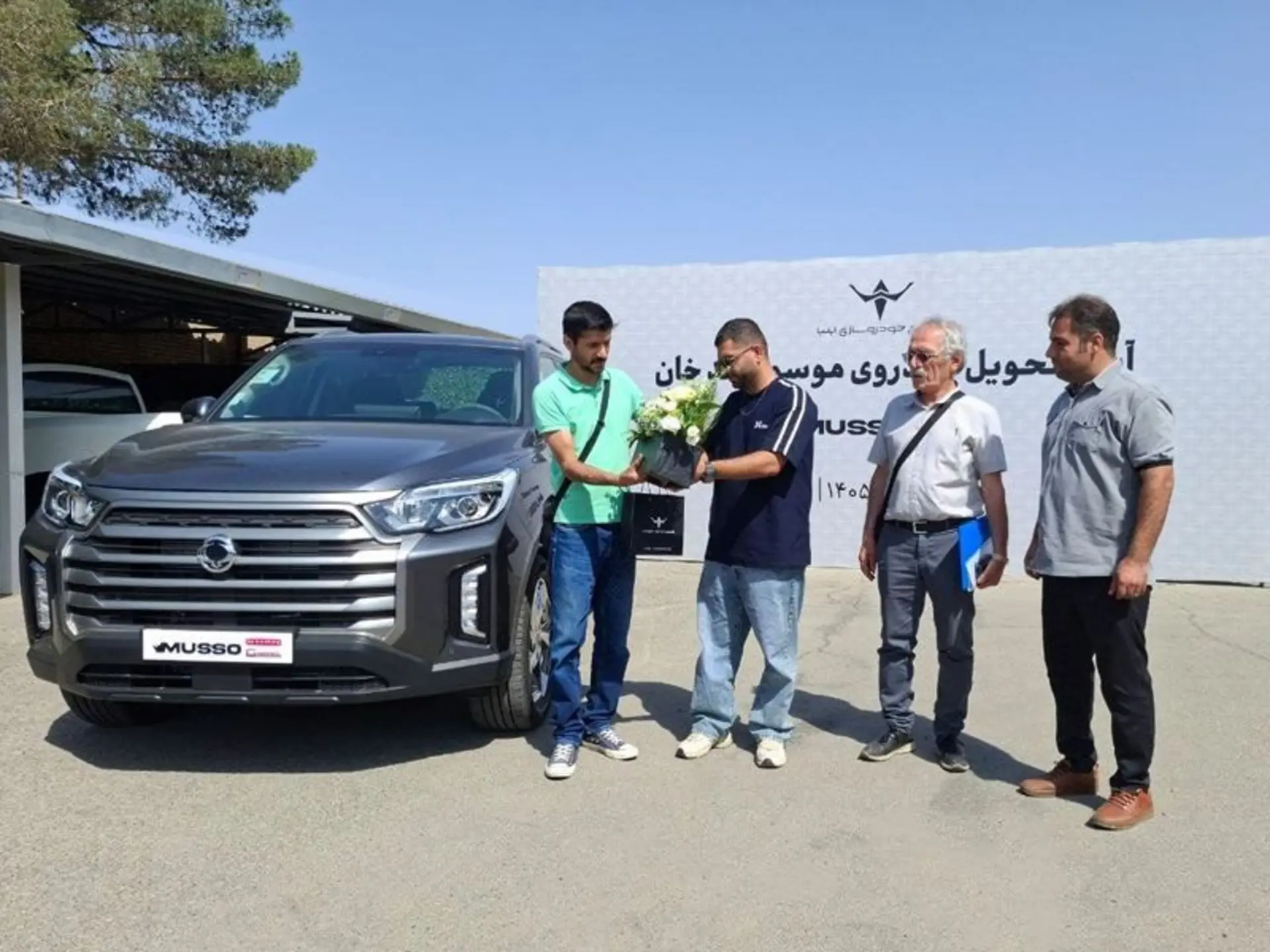 تحویل خودروی موسو خان توسط صنایع خودروسازی ایلیا