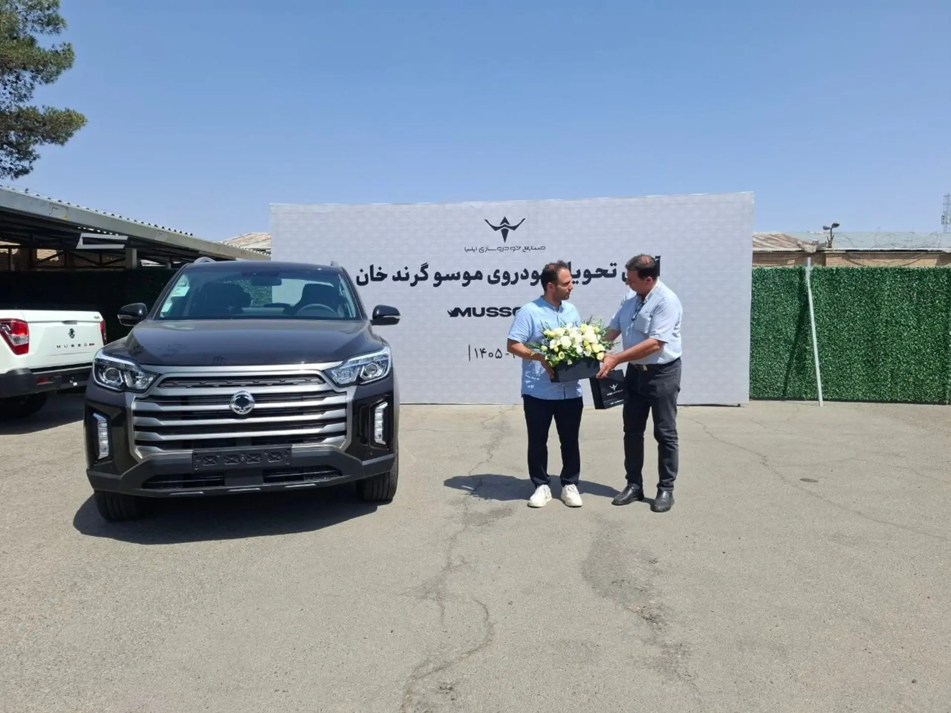 تحویل خودروی موسو خان توسط صنایع خودروسازی ایلیا