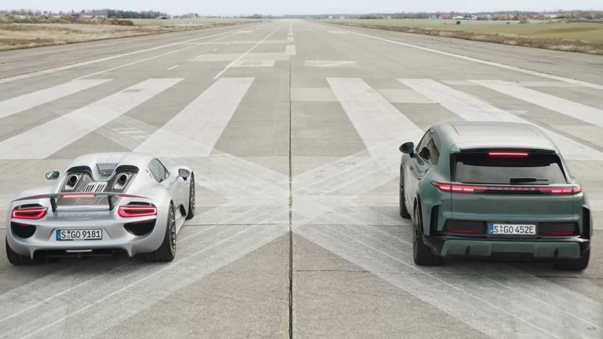 درگ پورشه کاین برقی با 918