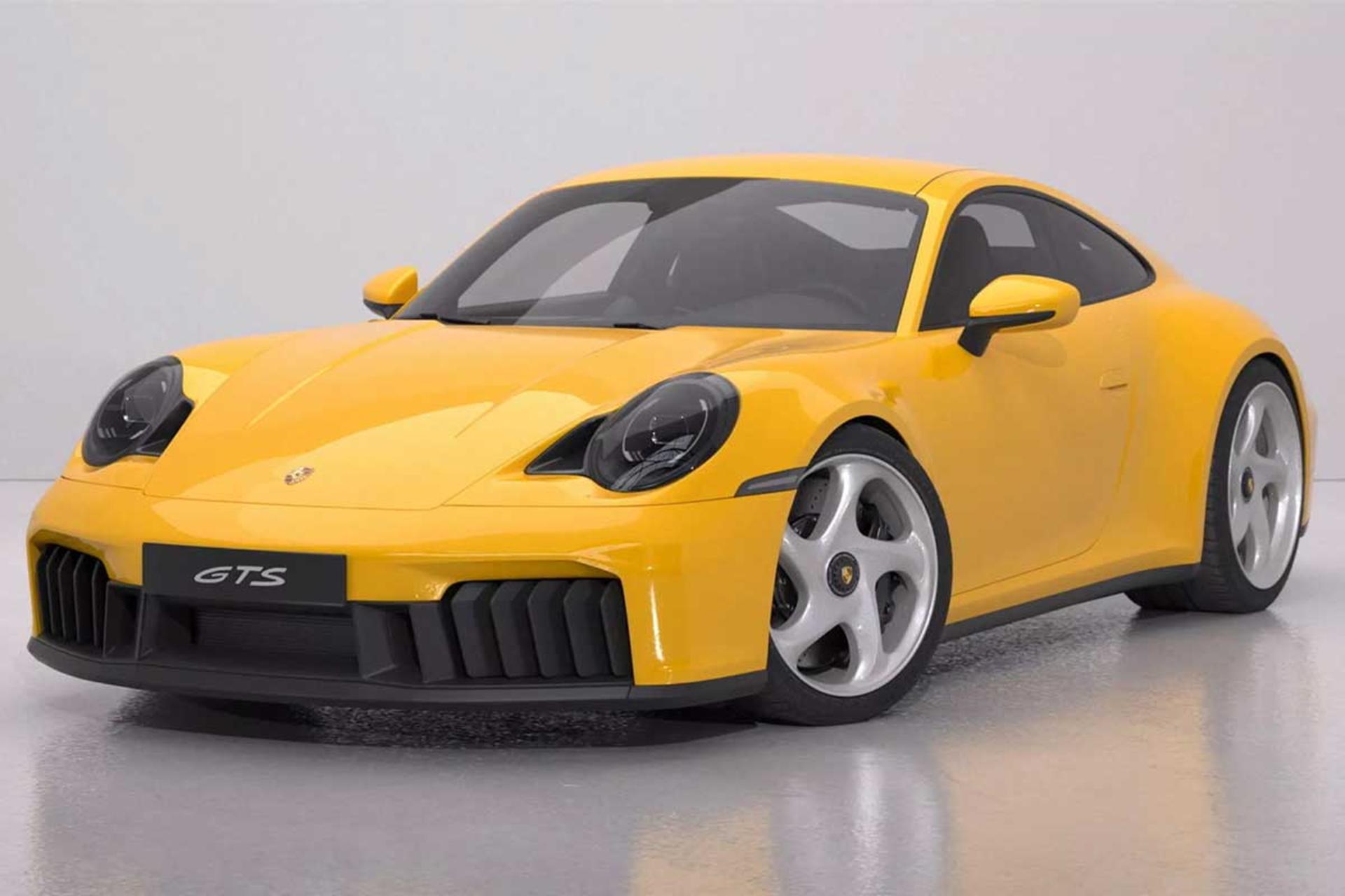 رندر طراحی جدید پورشه 911