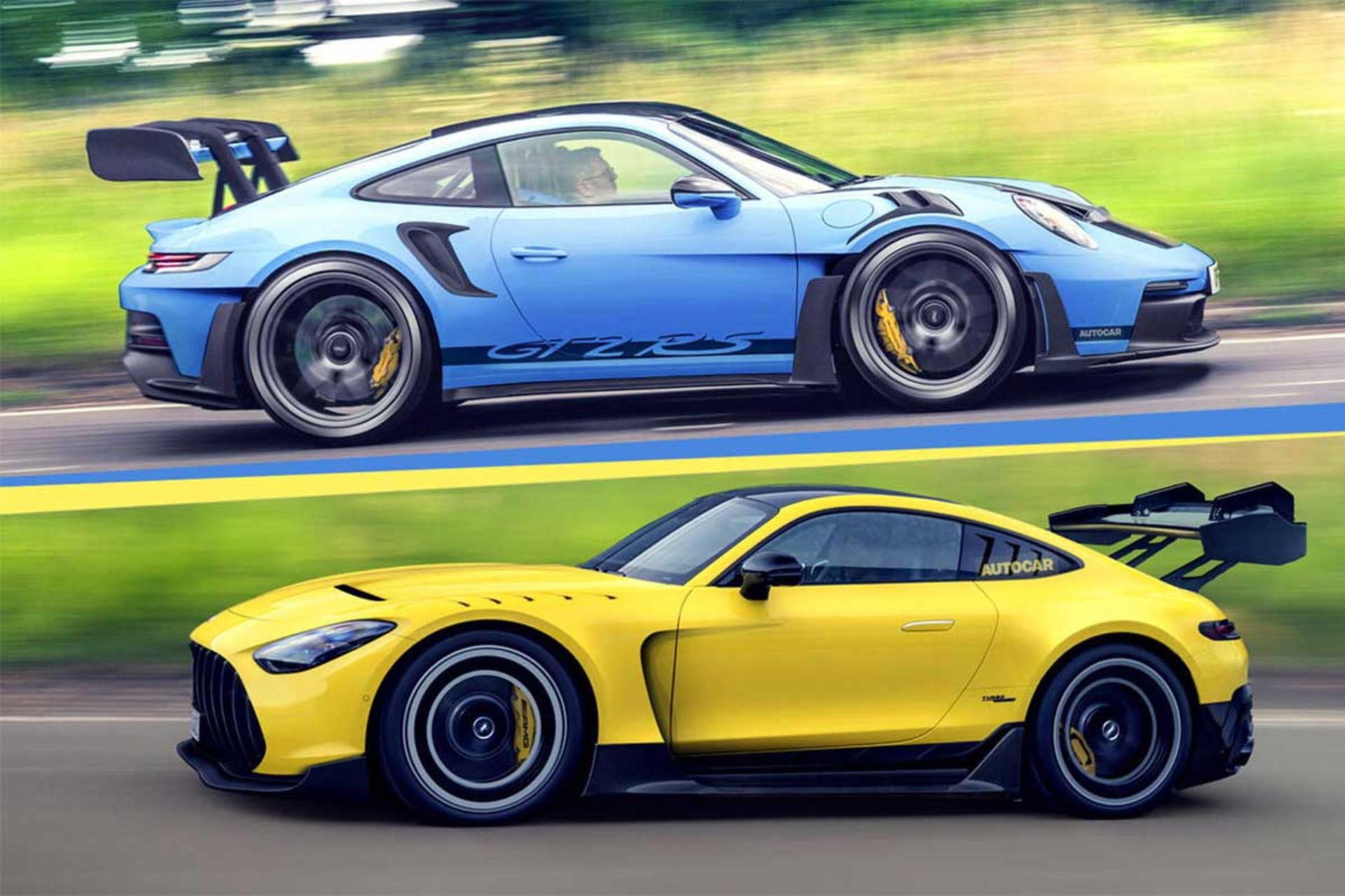 پورشه 911 GT2 RS و مرسدس AMG بلک سریز جدید 