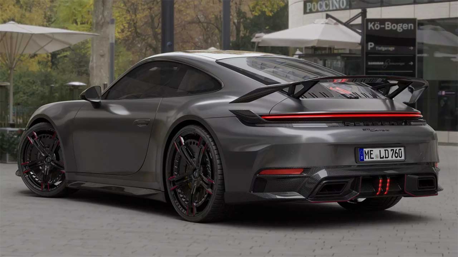 پورشه 911 کاررا با کیت بدنه لارته دیزاین