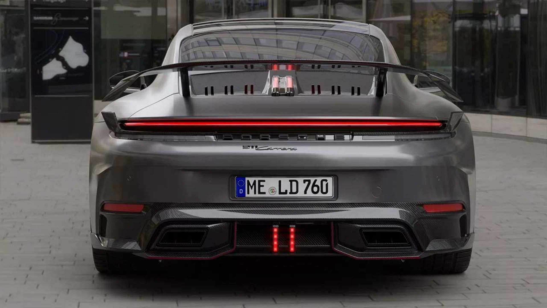 پورشه 911 کاررا با کیت بدنه لارته دیزاین