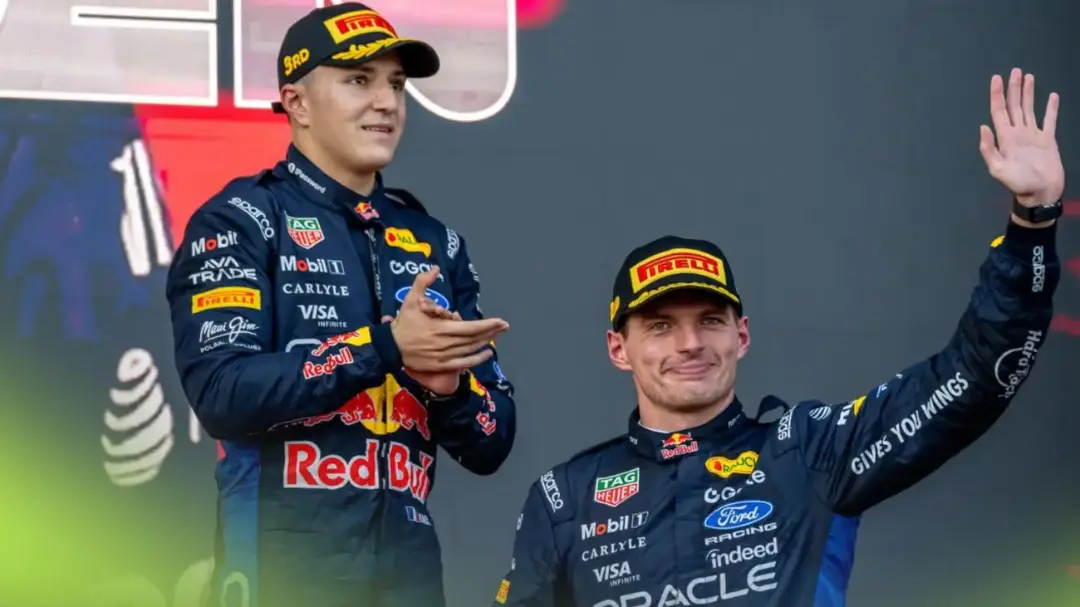 ماکس ورشتپن (Max Verstappen) و ایساک هاجر در مسابقات فرمول یک