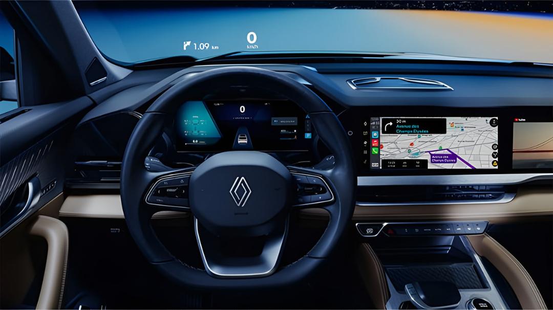 نمای داخلی و داشبورد دیجیتال خودروی رنو گرند کولئوس (Renault Grand Koleos)