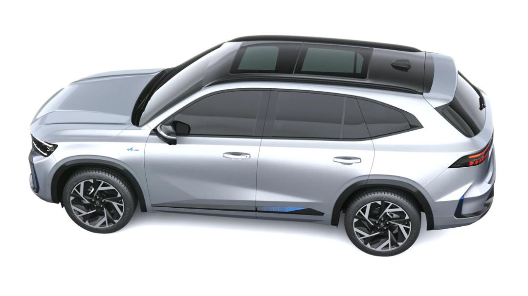 خودرو رنو گرند کولئوس (Renault Grand Koleos) با سقف پانوراما و رنگ نقره‌ای