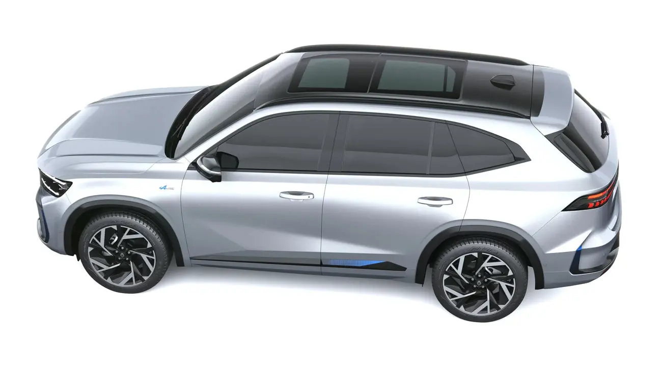 خودرو رنو گرند کولئوس (Renault Grand Koleos) با سقف پانوراما و رنگ نقره‌ای