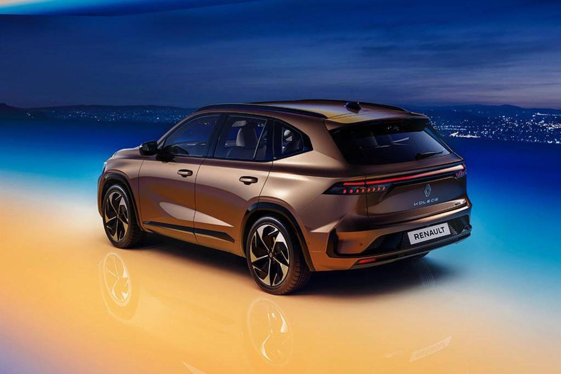 خودرو رنو گرند کولئوس (Renault Grand Koleos) در نمای سه چهارم عقب