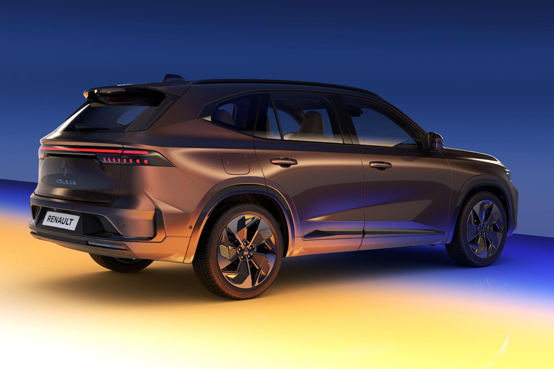 خودرو رنو گرند کولئوس (Renault Grand Koleos) در نمای سه رخ عقب